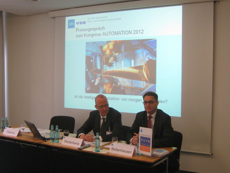 Dieter Westerkamp und Dr. Kurt Bettenhausen bei der Pressekonferenz. (Bild: PROCESS)