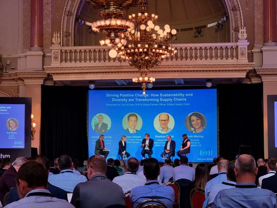 Nach erfolgreichen zwei Tagen bei der Körber Elevate EMEA 2023 im Prager Zofin-Palast laufen die Vorbereitungen auf die 2024er-Veranstaltung bereits auf Hochtouren.(Bild:  Körber)