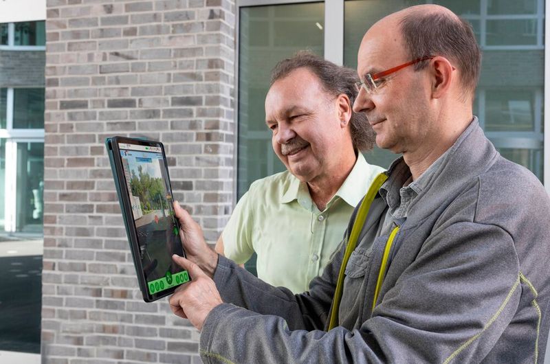 The first AR-based Fraunhofer app has now been developed at the Fraunhofer HHI.(Image: Fraunhofer HHI)