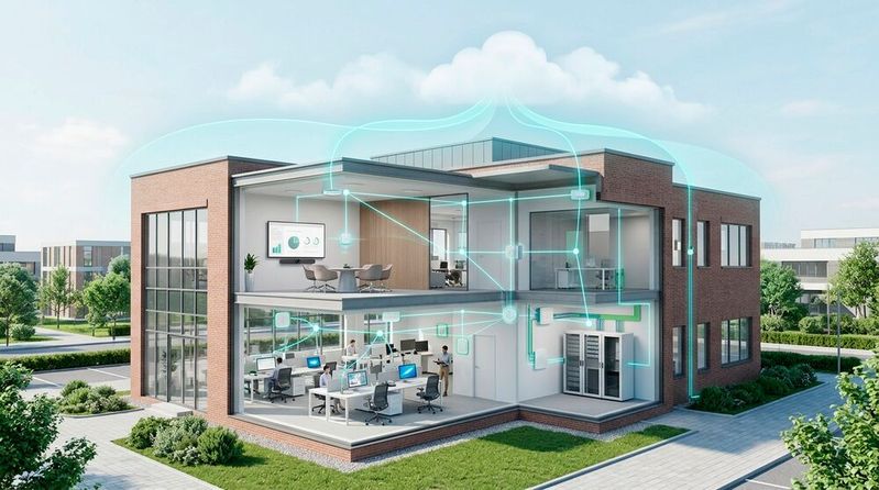 Mit Huawei eKit erweitert Allnet das Infrastrukturportfolio für den Mittelstand um zentral verwaltbare Netzwerk-, Storage- und Collaboration-Lösungen.(Bild:  Gemini / KI-generiert)