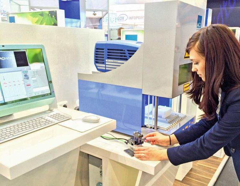 Die Toolstation kombiniert die Werkzeugkennzeichnung mit Data-Matrix-Codes und deren Auslesung in einem einzigen System. (Bild: ACI Laser)