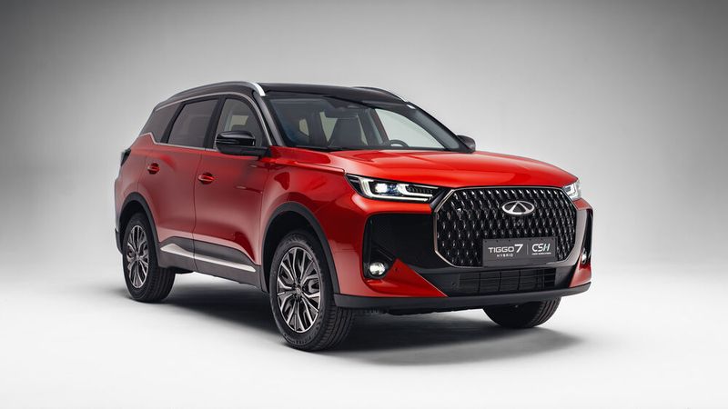 Der Tiggo 7 geht als günstiges C-SUV an den Start. (Bild: Chery)