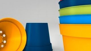 Dies Art von dünnwandigen Pflanztöpfen – und darauf kommt es bei dieser Spritzgieß-Applikation an, sagt Netstal – haben ein Fließweg-Wandstärken-Verhältnis von 331/1. Ihre prozesssichere Fertigung gelinge mit der Elios 4500-2900. Halle A7 am Stand 7303 und 7307 auf der Fakuma. (Netstal)