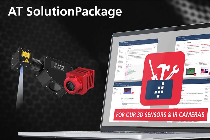 AT bietet mit AT Solution Package ein vollumfängliches Software-Paket, das für Nutzer der AT-3D-Sensoren und Infrarot-Kameras eine All-in-One-Lösung darstellen soll.  (Bild: AT – Automation Technology)