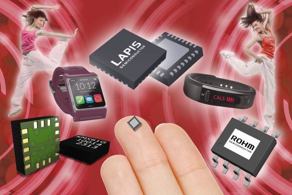 Rauscharm und Strom sparend: Neuerungen wie das Internet of Things sowie die wachsende Zahl von Wearable-Anwendungen treiben die Entwicklung neuer Technologien für intelligente Embedded-Geräte voran. (Bild: ROHM)