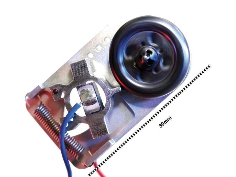 Der Minimotor M10A von Elliptec ist ein Beispiel für immer kleinere Antriebslösungen. Entwickelt wurde der Motor vorrangig für die Medizintechnik. Bild: Elliptec (Archiv: Vogel Business Media)