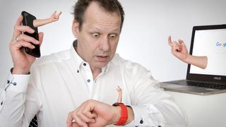 Digitale Reizquellen sind sehr erfolgreich im Wettbewerb um unsere Aufmerksamkeit. Sie erzeugen Zielkonflikte, die zu einer ungesunden Belastung der kognitiven Steuerung führen.  (Bild: fotoart, Elisabeth Wiesner)