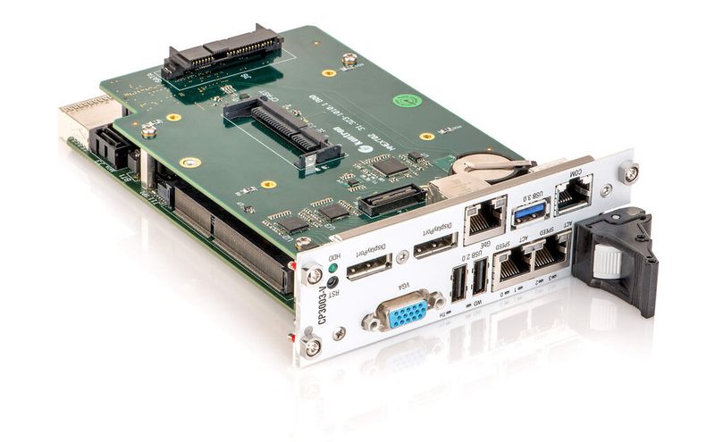 3HE CompactPCI Value Line SBC von Kontron: Der PICMG-2.0-kompatible SBC CP3003-V mit Intel Celeron Prozessor 807UE erweitert die CompactPCI Value Line (Kontron)