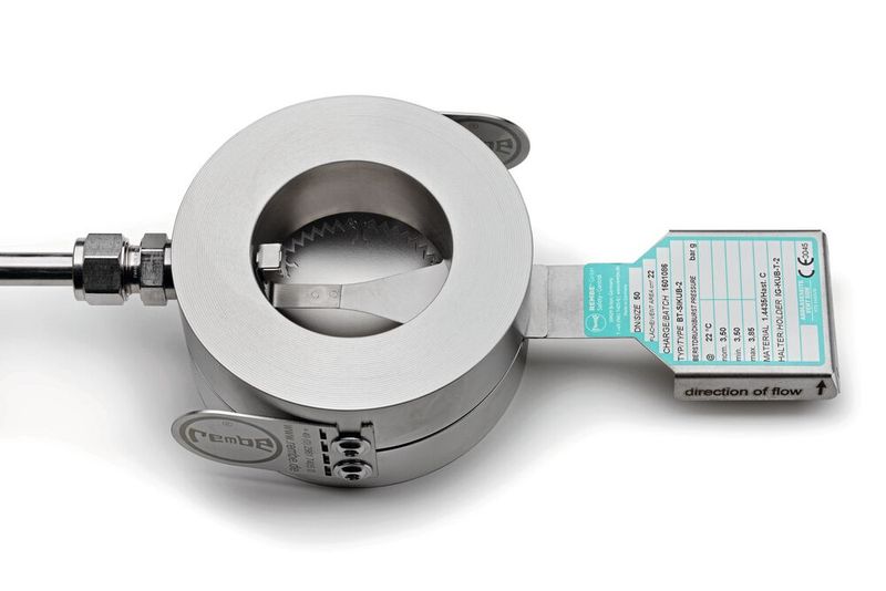 Signalisierung NIMU (nicht invasive Berstscheiben-Überwachung) (Source: Rembe)