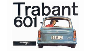 Eigentlich brauchte es in der DDR keine Werbung für Konsumgüter. Erst recht nicht für den Trabant. Die Lieferzeiten für den Wagen betrugen bis zu 15 Jahre. (Sachsenring/SP-X)