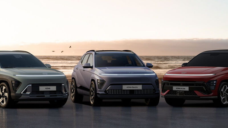 Auch künftig gibt es den Hyundai Kona mit drei Antriebsvarianten. (Bild: Hyundai)