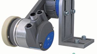 Inline-Geschwindigkeits- und Positionsmessung mit dem System LMSMA. Das Längenmesssystem gibt es jetzt auch mit einer Profinet- oder Ethercat-Schnittstelle.   (Wachendorff)