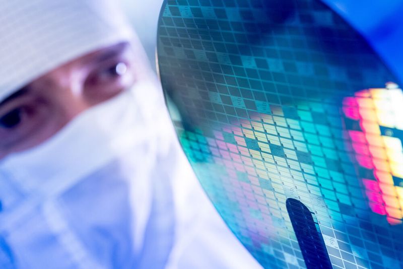 Foxconn verschafft sich zunehmend Zugang zum Automobilmarkt und wird so zur Konkurrenz von beispielsweise Bosch. Im Bild: ein Siliziumkarbid-Wafer. Foxconn verschafft sich zunehmend Zugang zum Automobilmarkt und wird so zur Konkurrenz von beispielsweise Bosch. Im Bild: ein Siliziumkarbid-Wafer.