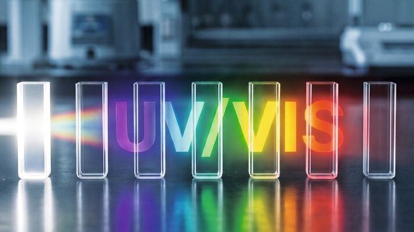 Afb. 1: Het spectrum zegt veel over het monster – dit marktoverzicht zegt veel over UV/Vis-spectrometers (illustratie). (Afbeelding:Firefly / door AI gegenereerd)