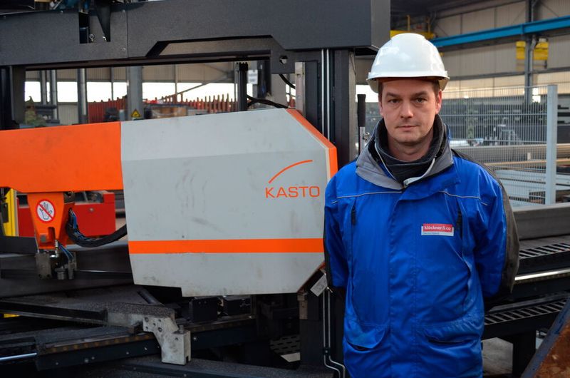 Stefan Kumpf, Betriebsleiter bei Klöckner Deutschland in Landsberg, zur Investition: „Die Kastomiwin sorgt nun dafür, dass wir Aufträge erledigen können, die wir früher ablehnen mussten. Sie ist also ein wichtiger Garant für unsere Wettbwerbsfähigkeit.“ (Kasto)
