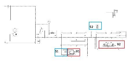 Schaltbild für die Drucklosschaltung des P-Kanals.(Bild:  HAWE Hydraulik SE)