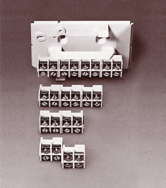 Bild 2: Die modular aufgebaute zweipolige Anschlussklemme – ein Novum in der Anschlusstechnik. (Bild: R&M)