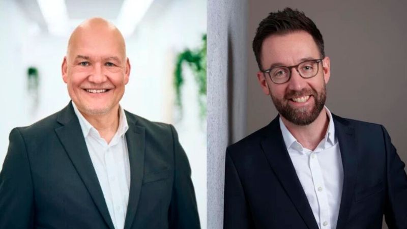 Neue Vertriebsführung: Michael Mathieu, Chief Sales Officer (l.) und Tom Schröder, Vice President Partner Sales. (Bild:  © NEXOWARE GmbH)