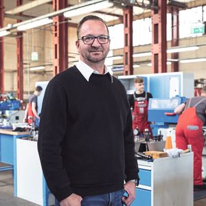 Daniel Müller, Ausbilder Metalltechnik bei TDE.(Bild:  Knuth)