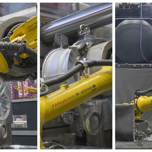 Blitzschnell: Nur 0,05 Sekunden braucht die Firma Entec-Stracon für den Guss von einem Pkw-Leichtmetallrad. Die Entwicklung dieser Herstellungs-Innovation wurde von der Deutschen Bundesstiftung Umwelt (DBU) gefördert – und spart neben Energie auch klimaschädliche Treibhausgase ein.(Bild:   Entec-Stracon)