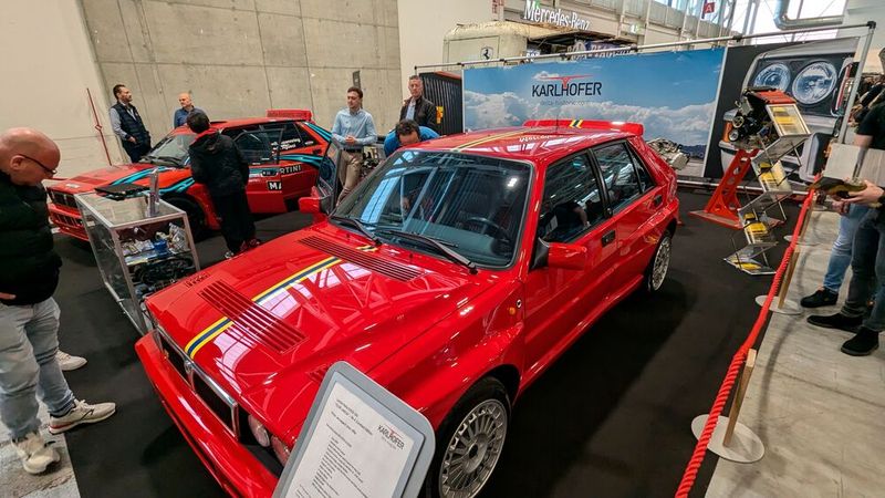 Der Integrale-Spezialist Karlhofer aus Österreich durfte bei so viel Lancia-Delta-Präsenz natürlich nicht fehlen. (Bild: Dominsky – VCG)