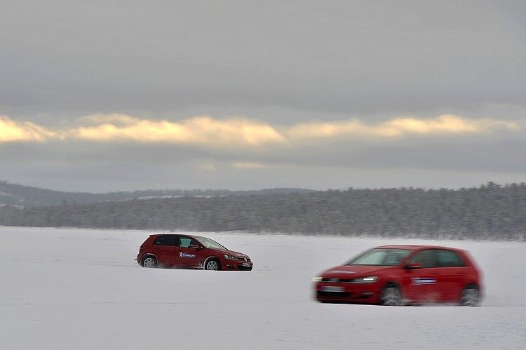 Für die winterliche Schönheit des nördlichen Finnland hatten die Teilnehmer kaum Aufmerksamkeit übrig. (Foto: Michelin)