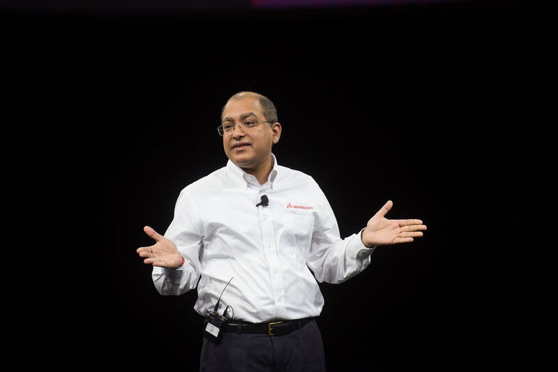 Kishore Boyalakuntla, Senior Director und Leiter des Produktportfolio-Managements, stellt die Neuheiten in Solidworks 2018 vor: (Narrative Images)