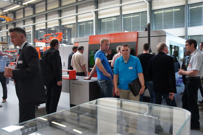 Impressionen von der Hausmesse bei Bystronic. (Bild: Meister)