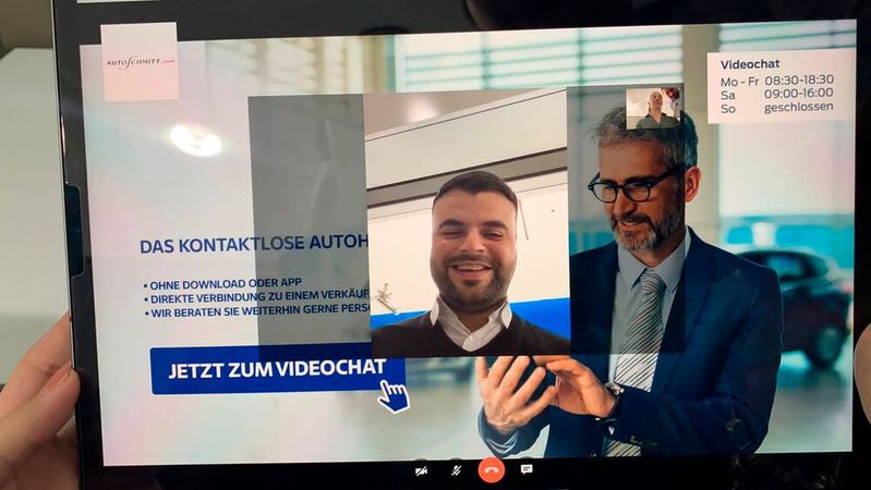 Videokommunikation mit den Kunden ist nur eine von vielen digitalen Lösungen bei Autoschmitt. Videokommunikation mit den Kunden ist nur eine von vielen digitalen Lösungen bei Autoschmitt.