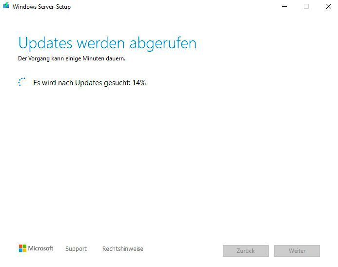 Download von Updates für die Aktualisierung zu Windows Server 2022. (Microsoft / Joos)