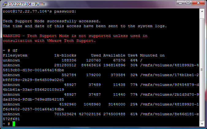 VMware weist bei jedem Login darauf hin, dass die Kommandozeile des ESXi nicht unterstützt wird. (Archiv: Vogel Business Media)