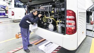 Internationale OEMs wie Zulieferer sind in der Türkei aktiv. So baut Mercedes-Benz Türk vor Ort Busse.  (Daimler AG)