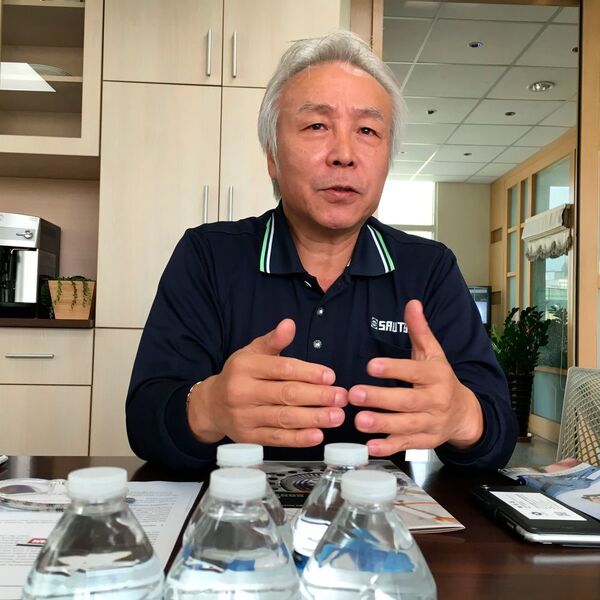 David Hsiao, Head of Sauter Asia, has built up the business in Asia bit by bit. Today he is establishing his own production on site. (Jablonski)