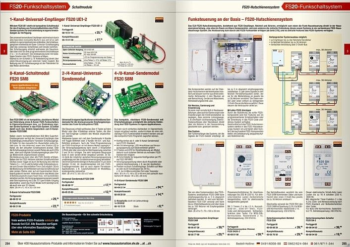 ELV-Katalog 2015: Neuigkeiten, Projekte, Produkte - eine kleine Katalogauswahl (Bild: ELV)