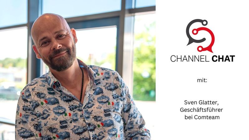 Comteam-Geschäftsführer Sven Glatter im Channel Chat der IT-BUSINESS(Bild:  Comteam / Vogel IT-Medien)
