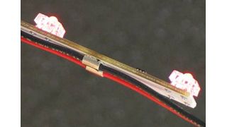 Der SMD-fähige Schneid-Crimp-Anschluss - Crimp IPC (Insulation Piercing Connector) - ist prädestiniert für Beleuchtungssysteme mit LEDs (Archiv: Vogel Business Media)