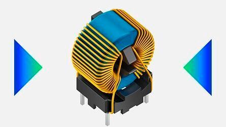 TDK’s new high‑voltage common‑mode choke enables compact 1250 V DC converter designs with effective EMI suppression.(Source:  TDK)