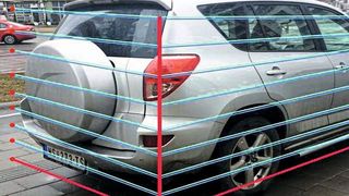 Die App erfasst das Auto im Bild und isoliert die Bilddaten vom Hintergrund. (Bild: intelligent System)