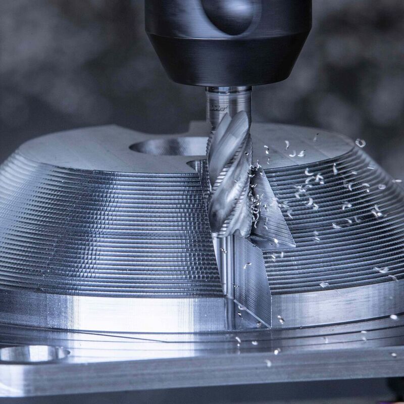 The “sustainability formula” tool variant from Ceratizit's milling cutter line ensures powerful milling performance and low emissions during production of the tool.