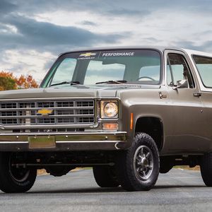 Der Chevrolet Blazer aus dem Jahr 1977 sieht ...(Bild:  Chevrolet)