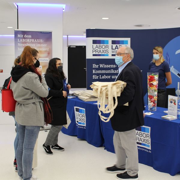 Willkommen auf der LAB-SUPPLY Münster 2020 (LABORPRAXIS, C. Lüttmann)