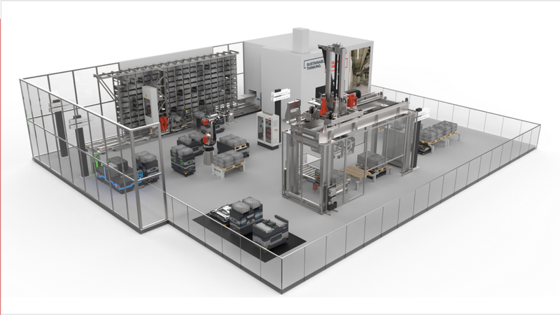 In the construction materials production sector, hardly any drives operate in 24-hour continuous duty with an unchanging load.(Bild:  SEW-EURODRIVE)