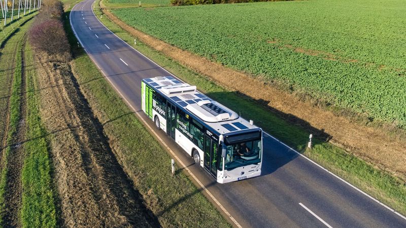 Eine zweijährige Testphase ist für den Solar-E-Bus in Europa bereits angelaufen.