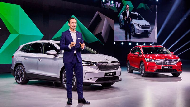 ... der neue Skoda-Chef Thomas Schäfer vorstellte. (Bild: Skoda)