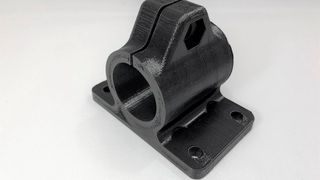 Additive manufactured fixture made of Luvocom 3F eco PET. (Source: Lehvoss)