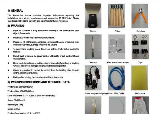 RS öffnet sich für Endkunden: Auch Handbücher für 3D-Drucker finden sich online (Bild: RS Components)