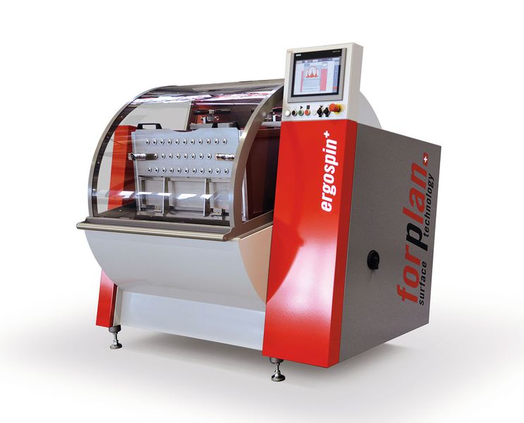 Die Ergospin ist eine neuartige Planeten-Gleitschliffanlage von Forplan mit Fokus auf eine maximale Einflussnahme auf den Polierprozess. (Bild: Forplan)