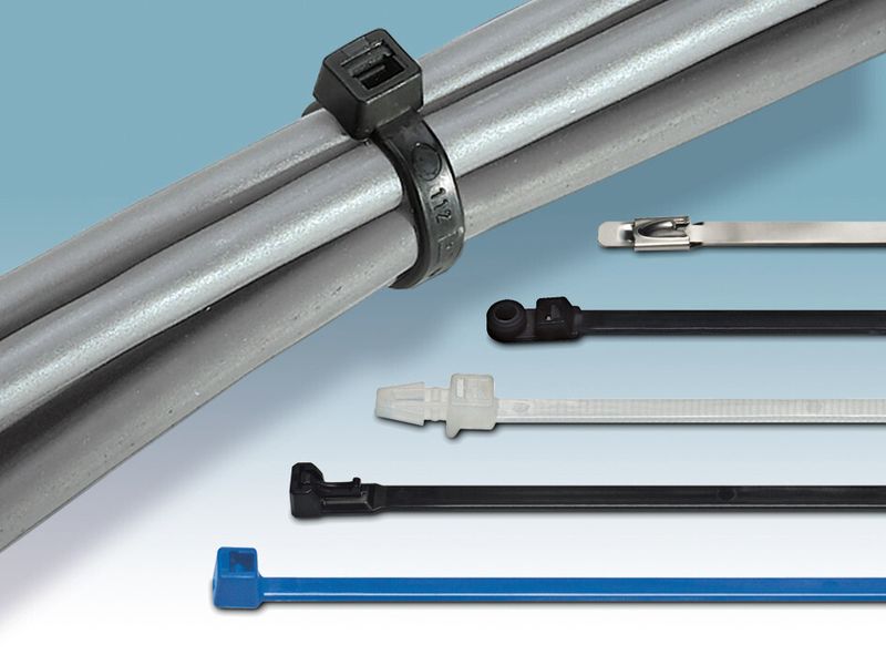 Detektierbare Kabelbinder sind besonders für den Einsatz in der Chemie- und Lebensmittel-Industrie interessant. (Bild: Phoenix Contact)