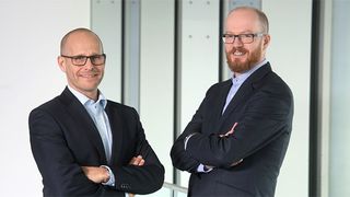 Henry Kohlstruck (l.) und Dr. Wolfram Motz sind die neue Doppelspitze beim Engineering-Dienstleister MBTech. (MBTech)