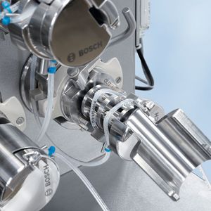 The Bosch peristaltic pump is ideally suited to fill sterile, aggressive or highly sensitive biotech products.